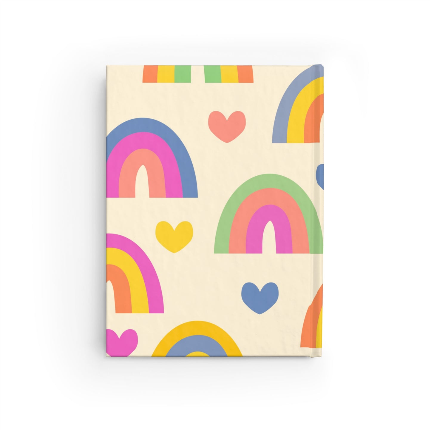 Hearts and Rainbows Journal - Ruled Line 5x7 inch